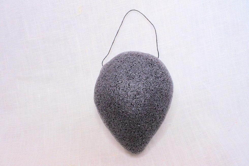 Thumbnail: Konjac Face Sponge - Bamboo Charcoal