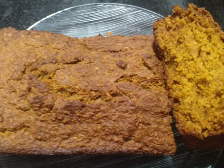 Bizcocho de zanahorias y avena