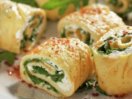 Rollitos de Tortilla con Queso