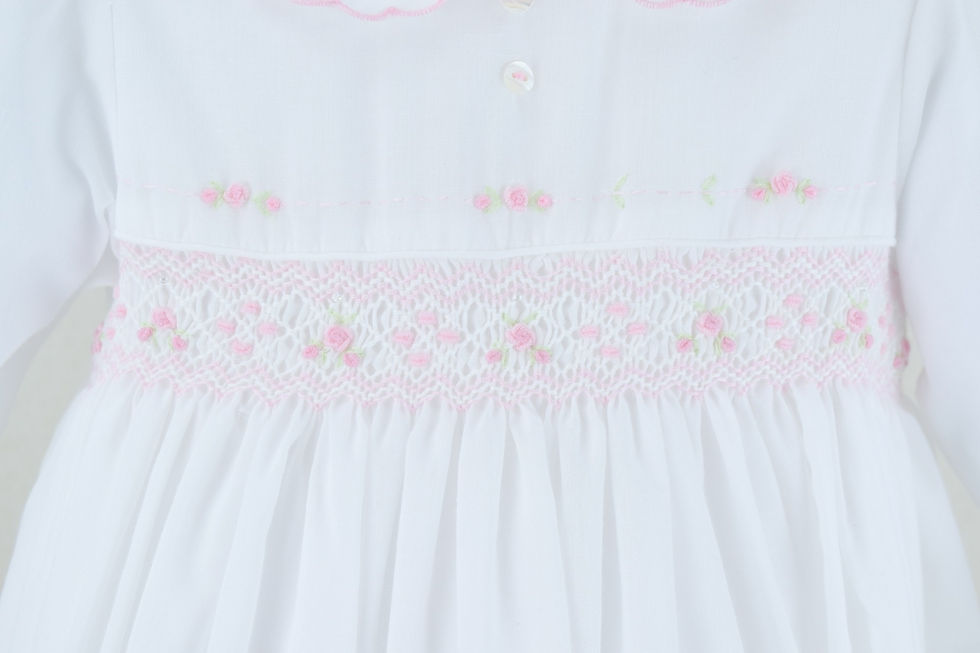 Thumbnail: White Smocked Sose Dress