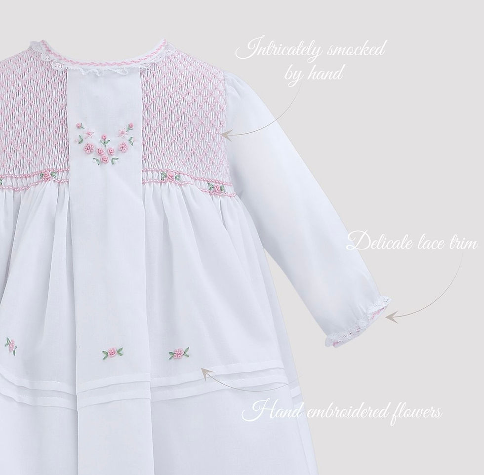 Thumbnail: Beautiful Smocked In Sarah Louise