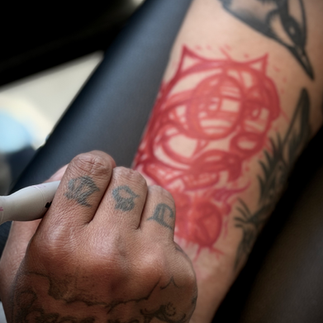 freehand tattoo Junior banda