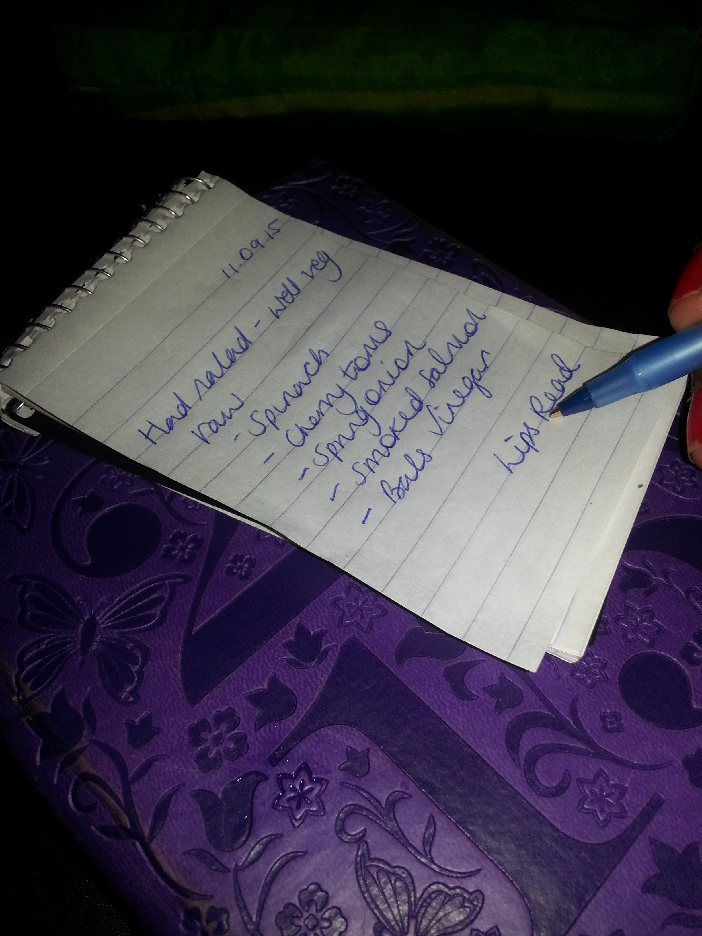 Food diary