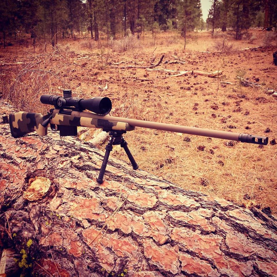 Rough Rider custom rifle package chambered in 300 Win Mag, built on McMillan M40
