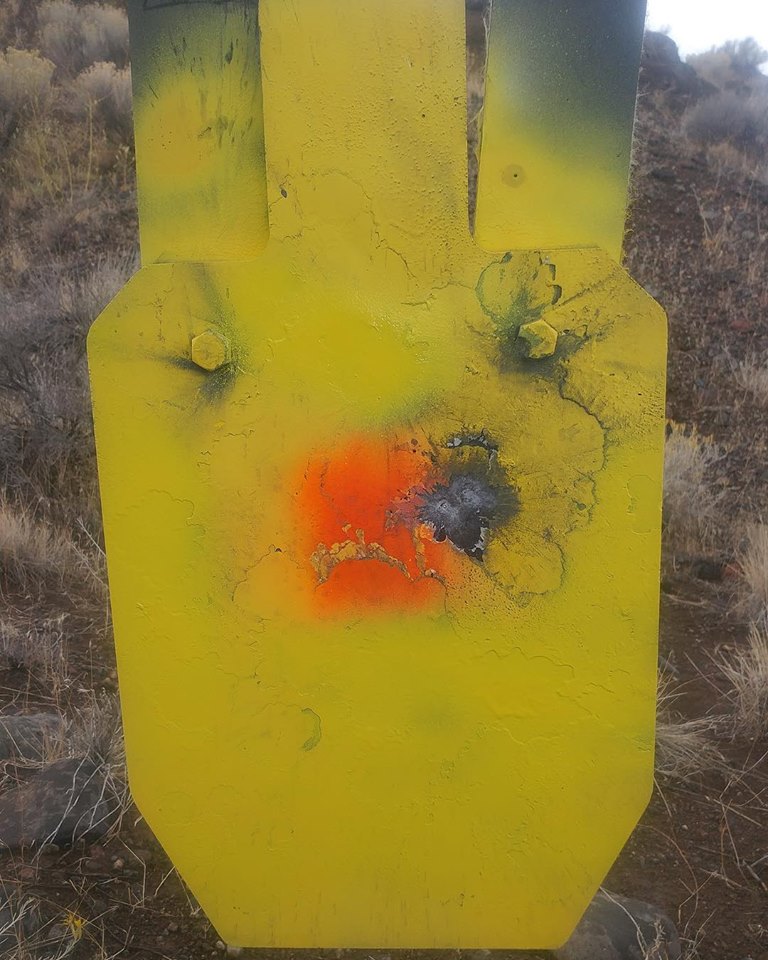 NWLR custom rifle package chambered in 300 RUM at our 630 yard gong - 2 shots with our 230 gr Berger