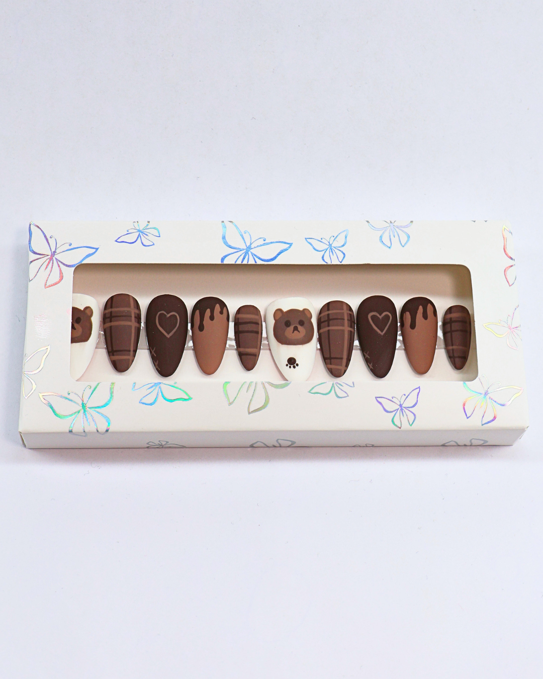 Brown Bear Press-On Nails