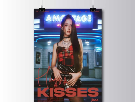 Jisoo Mini Album Amortage Concept Poster 14 February 2025 Hugs And Kisses Poster Canvas
