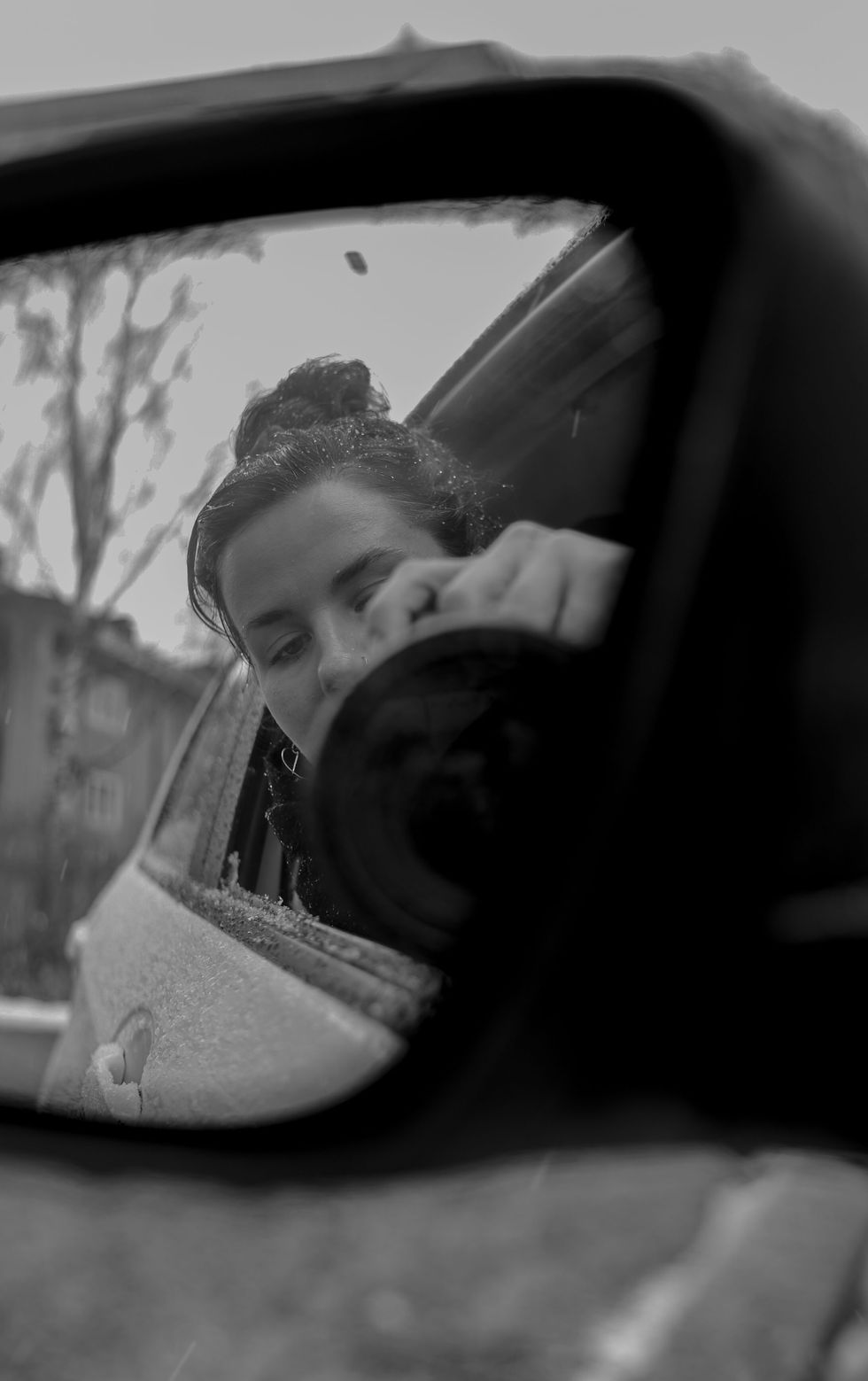 Self portrait inspired by Vivian Maier - Spring -23