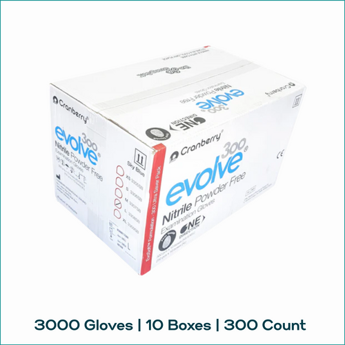 Evolve 300 Nitrile Gloves Cranberry Evolve 200 Cranberry Evolve