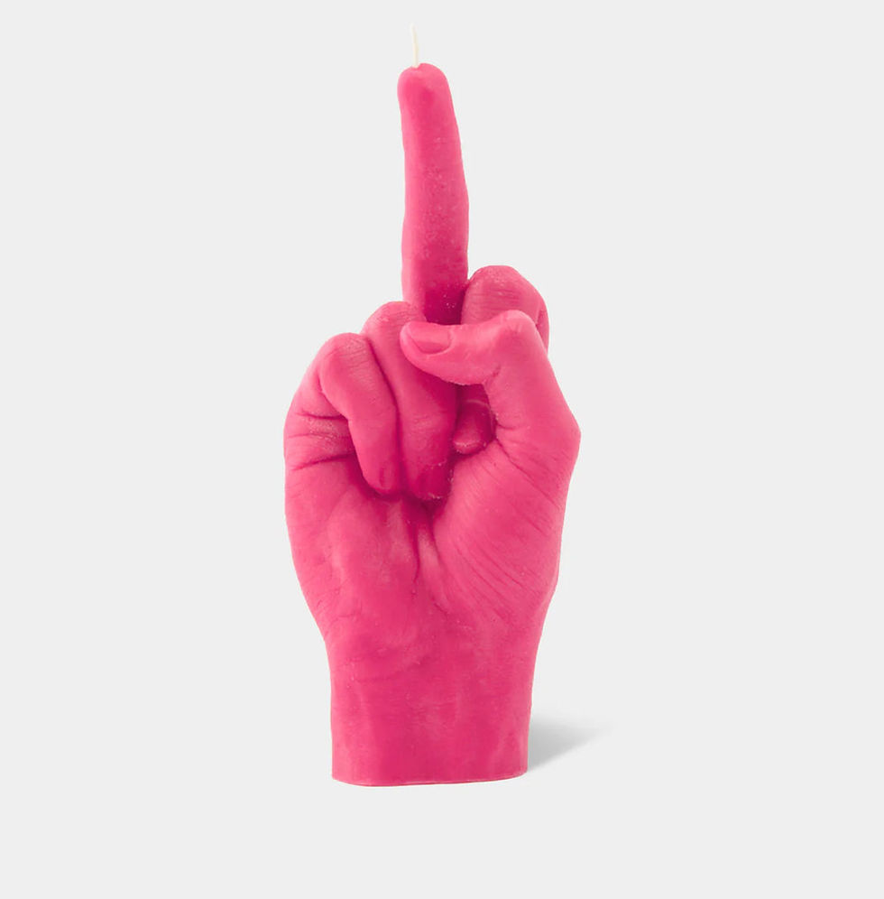 Thumbnail: CandleHand "Fuck You" Bold Colour Candle for Expressive Statements