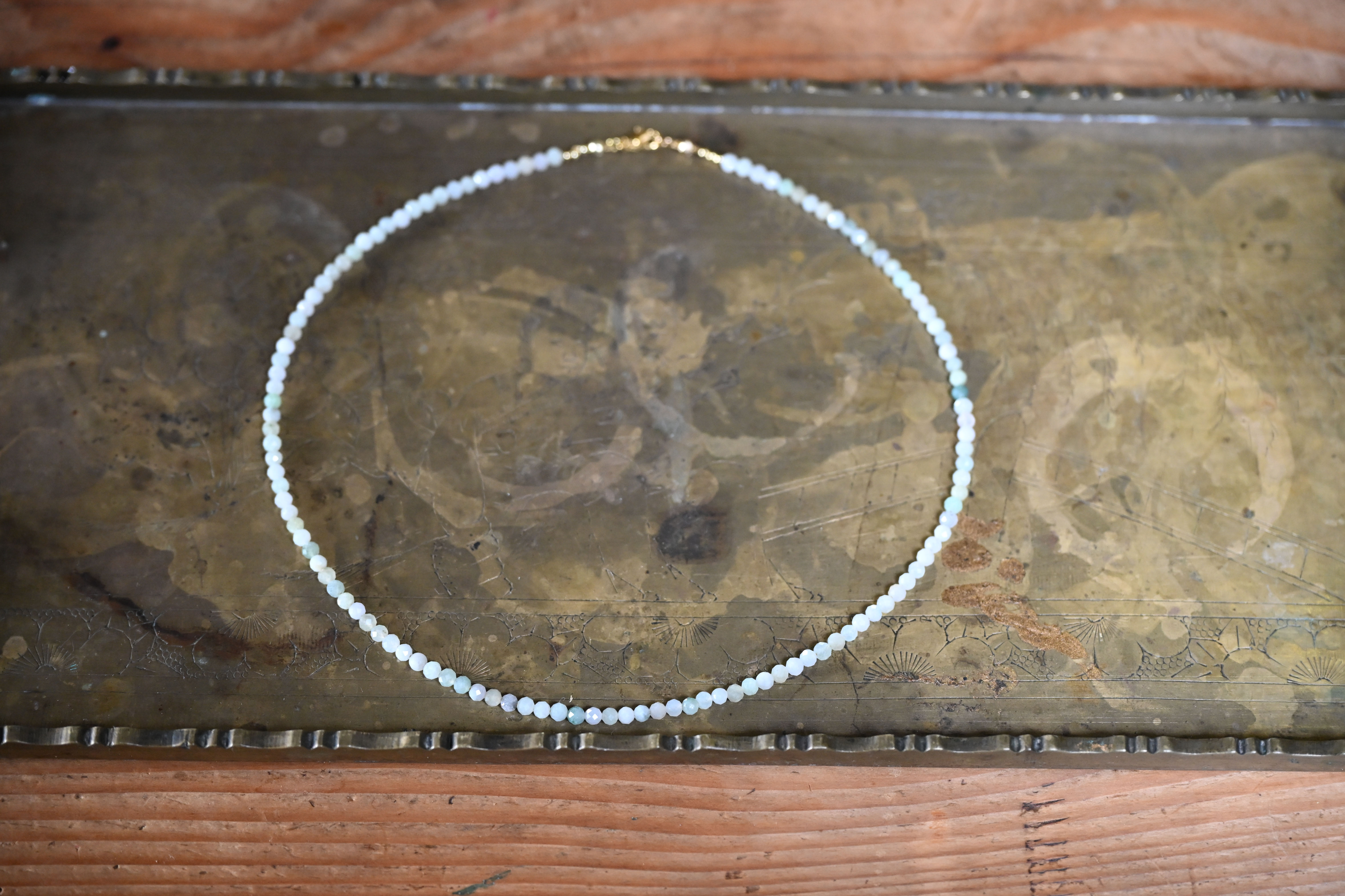 Choker Halskette. Smaragd.