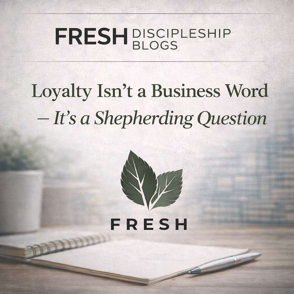Loyalty Isn’t a Business Word - It’s a Shepherding Question