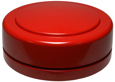 SecuriFire Loop ceiling siren, red, high (cable inlet from side)