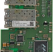 SecuriFire B9-NET-FX4 I/F board, 4x FX(SM/MM), 1x TX