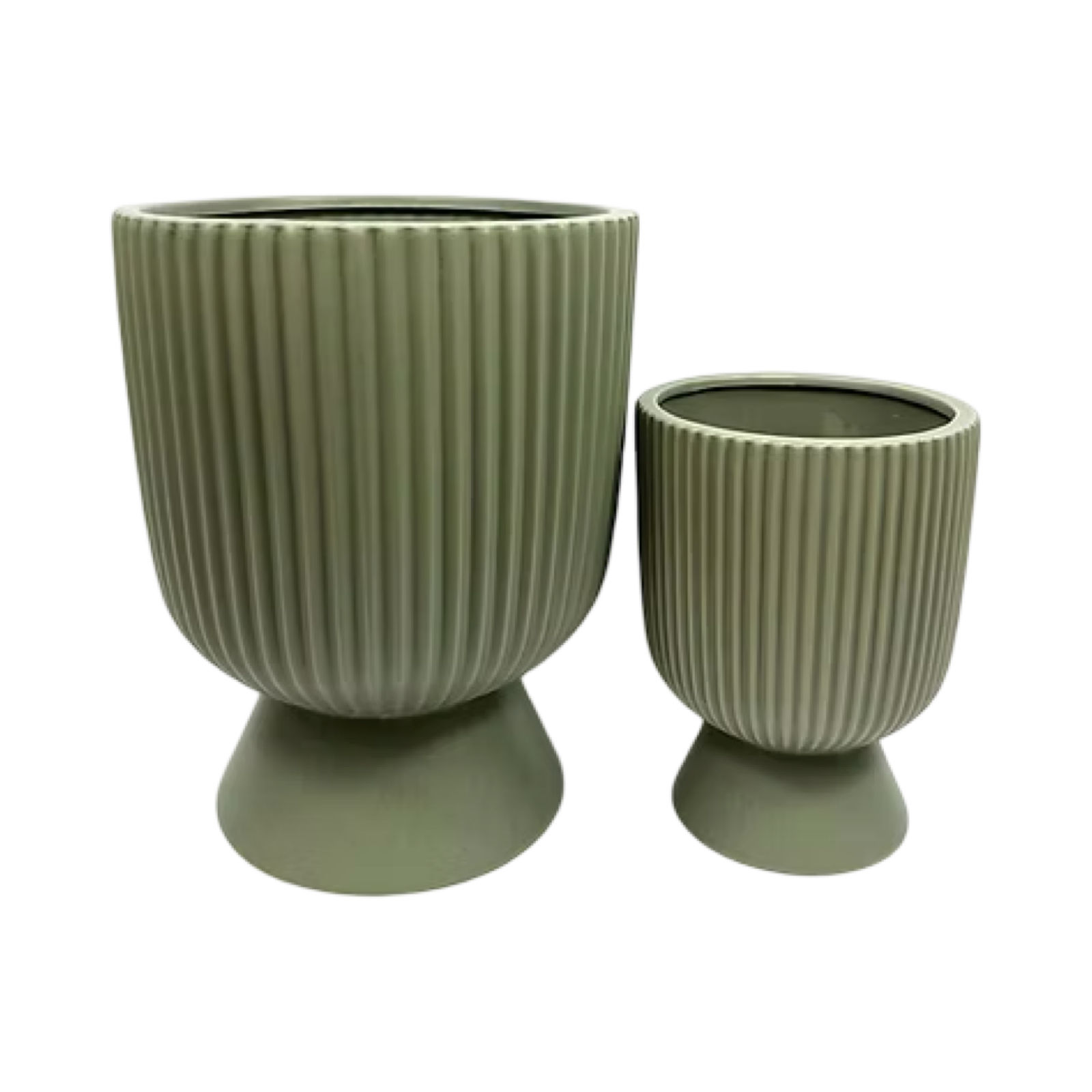 Pot Jade Forest Green Large