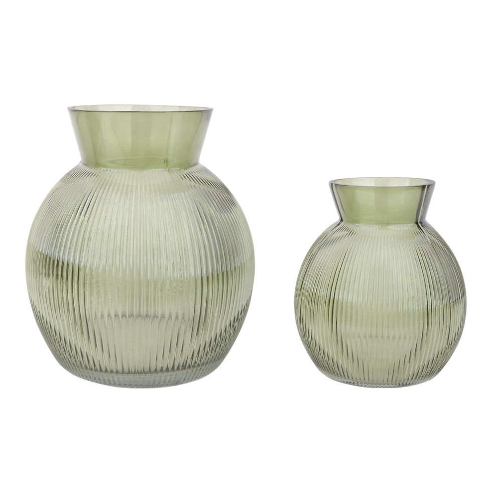 Ava 20 Vase Dark Green