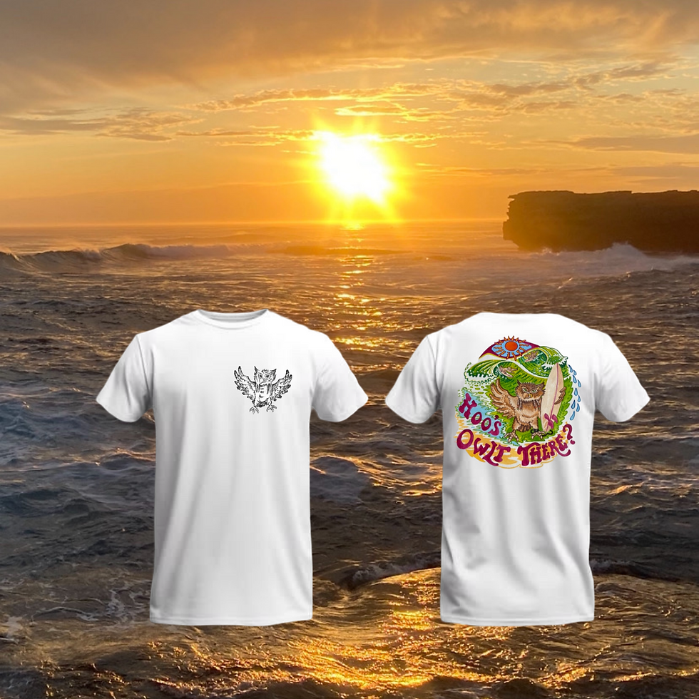 Hoos Owlt There T- Shirt - Buy surf brands clothing direct online at Wholesale in Melbourne, Australia – Hoo Clothing