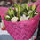 Thumbnail: Elliptical Flower Wrap Hot Pink