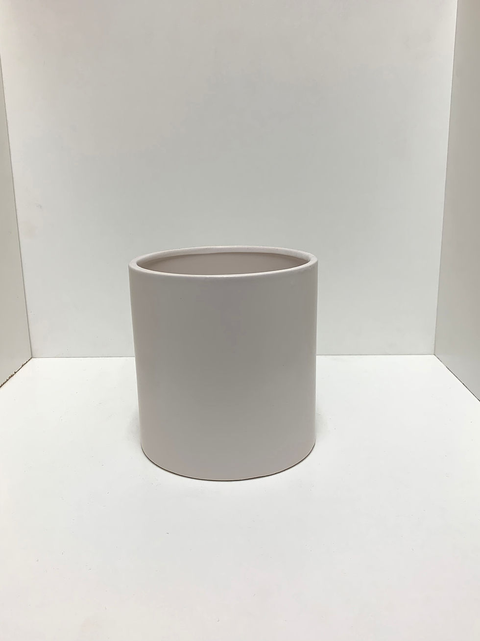 Pot Cylinder Medium White