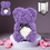 Thumbnail: Rose Bear Small Purple | White Heart - Wholesale Florist Supplies in Melbourne, Australia – Offshore Florist Supplies”