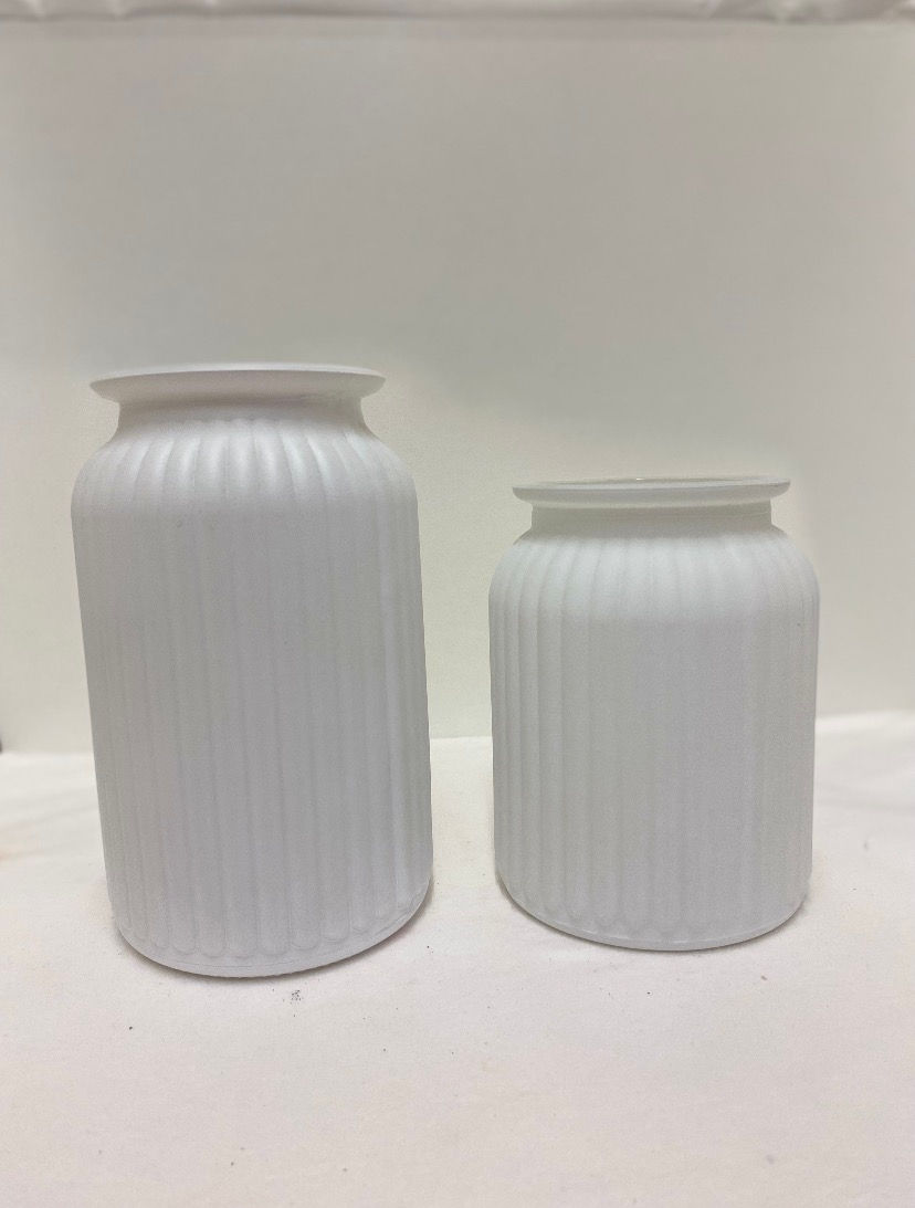 Glass Hurricane White 19