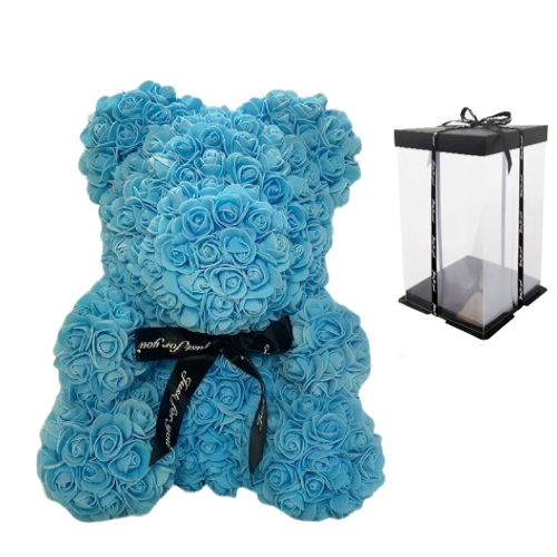 Thumbnail: Rose Bear Light Blue - Buy direct from Offshore Florist Supplies in Melbourne Australia.