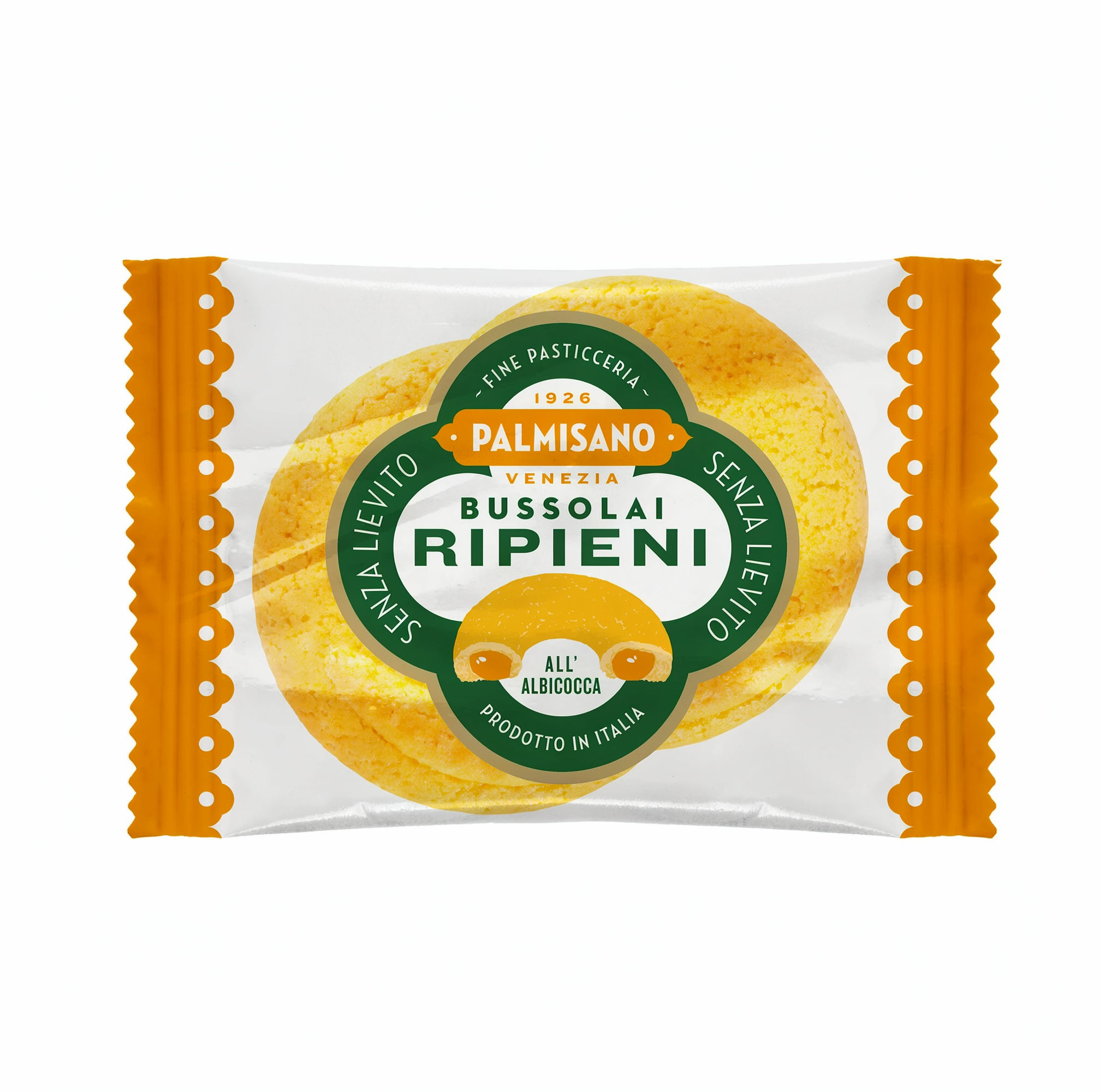 monoporzione Bussolai ripieni albicocca