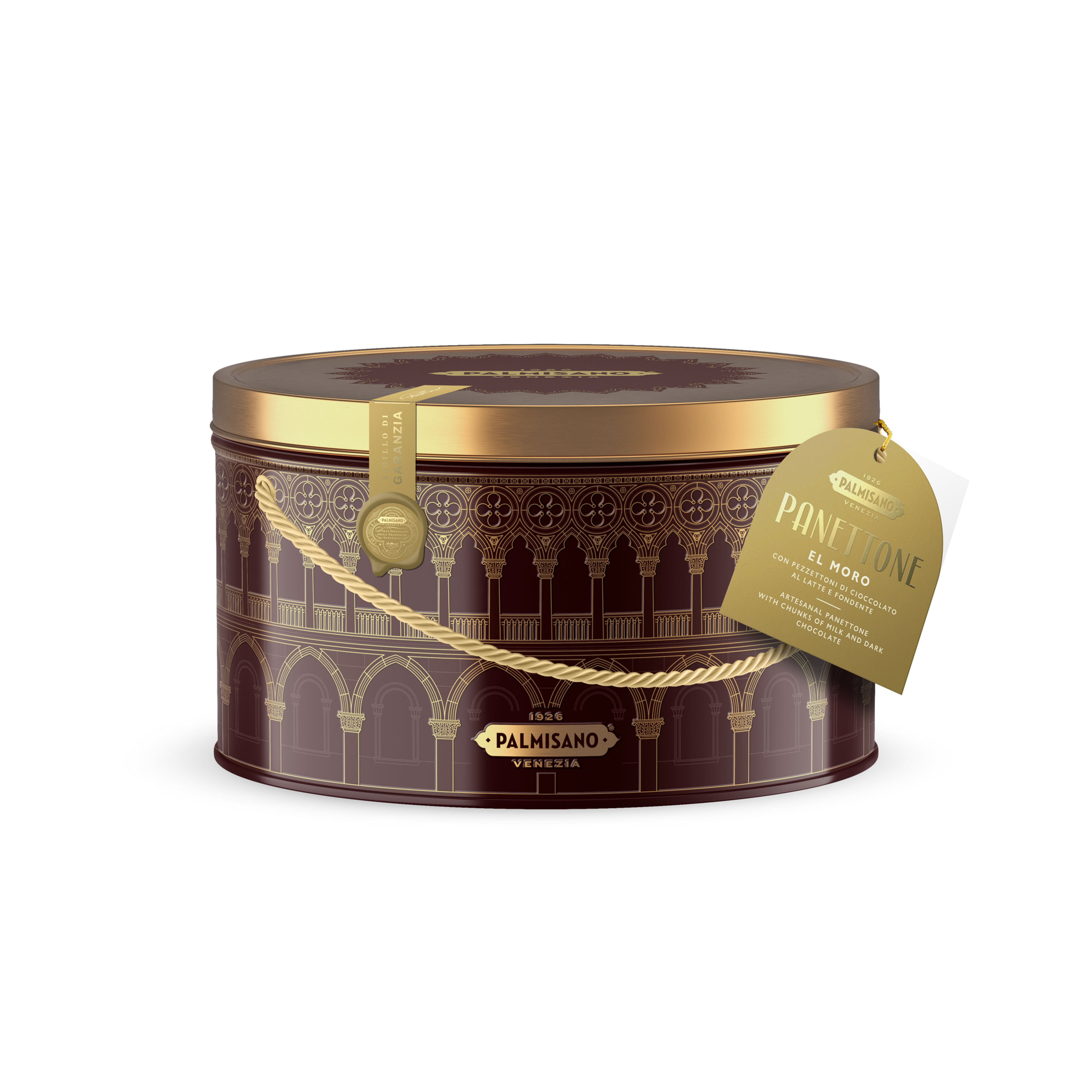 Panettone artigianale Palmisano El Moro in latta