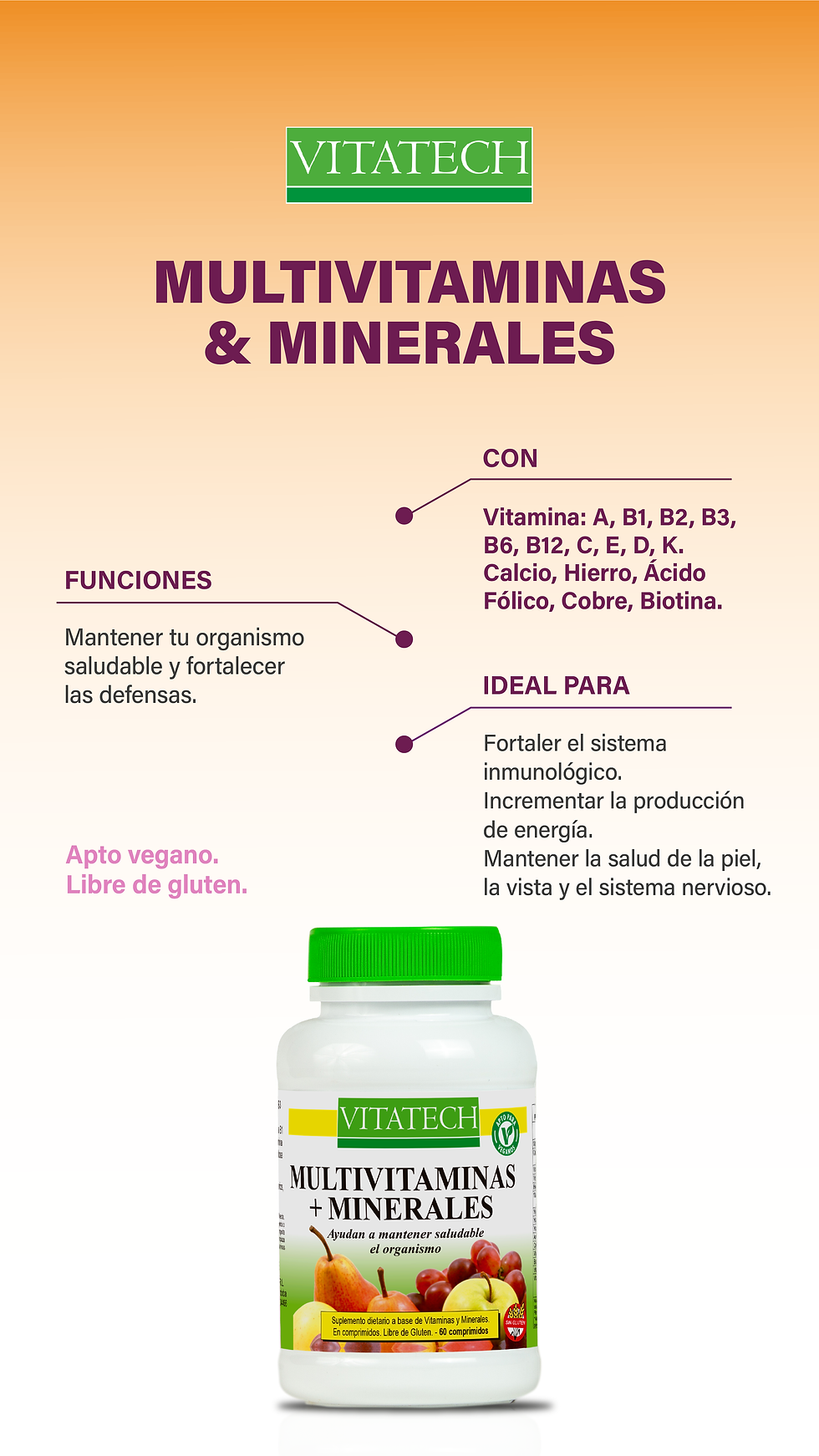 Miniatura: Vitatech Multivitaminas y Minerales