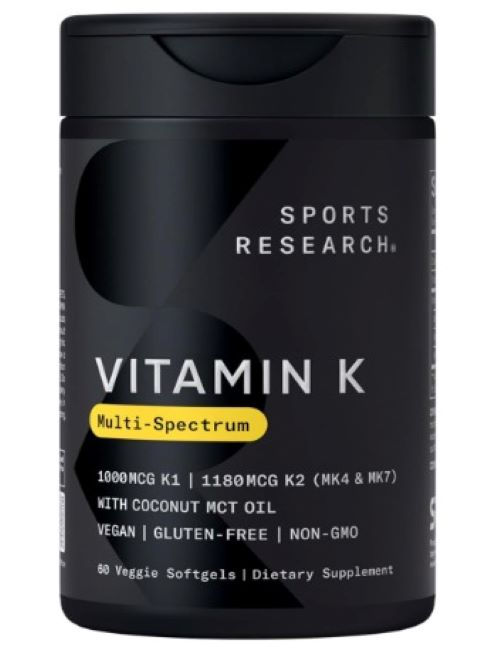 Vitamina K x 60 Cápsulas Blandas - Sports Research