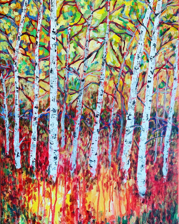 Birch Trees - $225