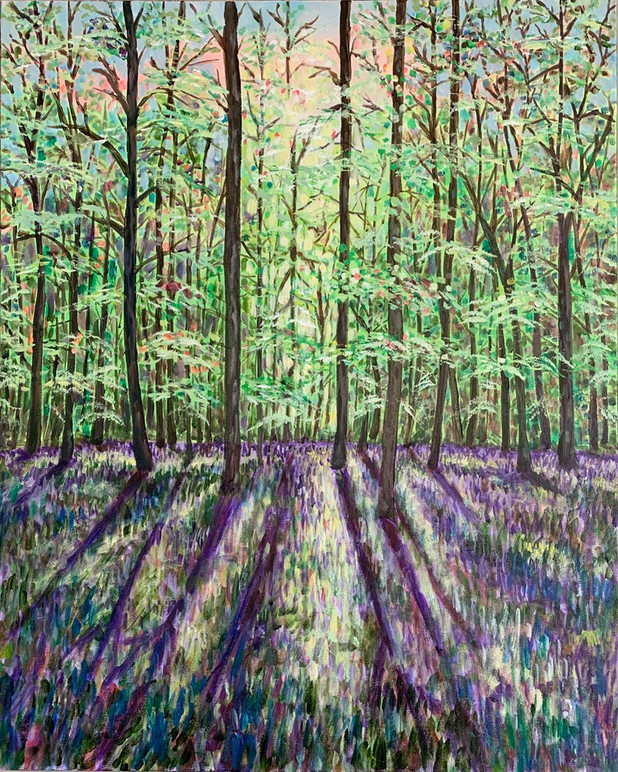 SOLD - Enchanted Lavender Woodland