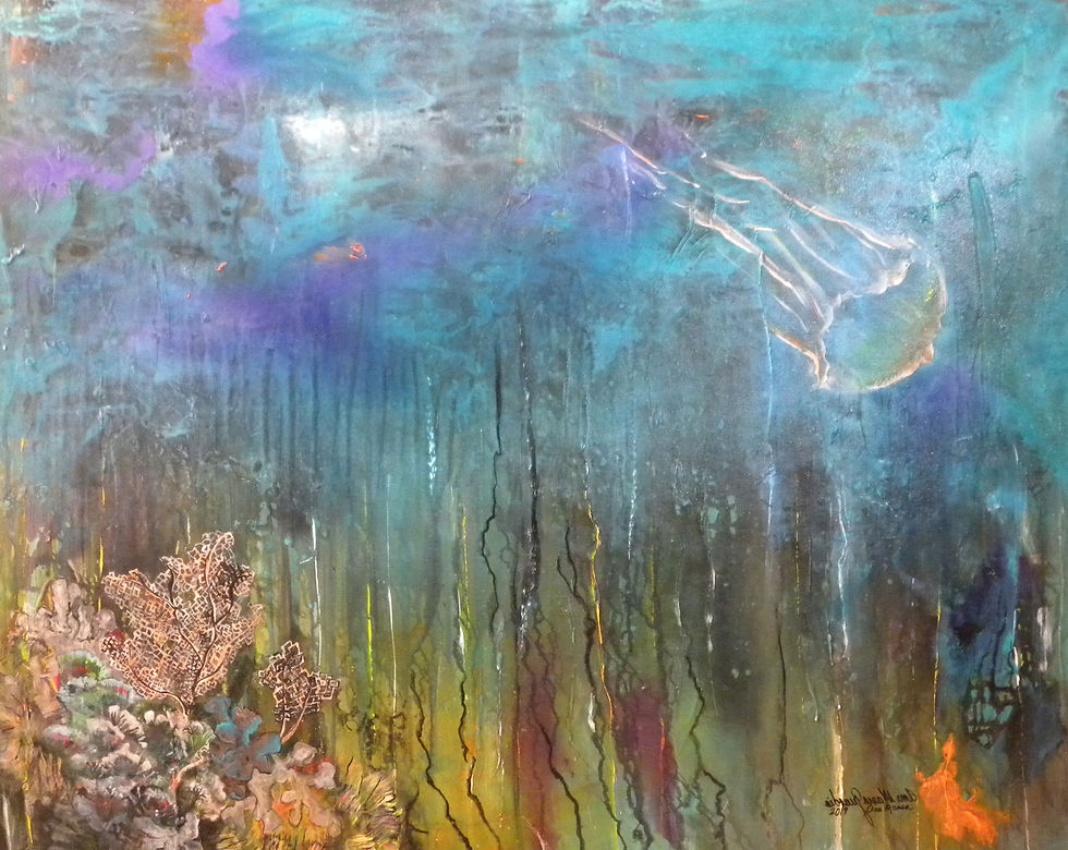 Arrecife Medusa 100 x 80 cm