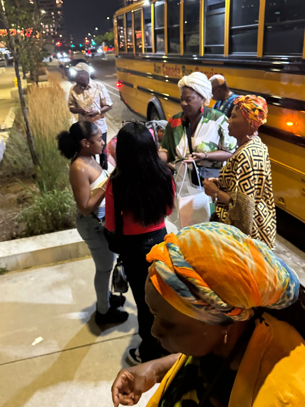 Seniors and youth together, sharing stories and smiles