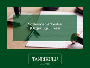 SÖZLEŞME SERBESTİSİ İLKESİ