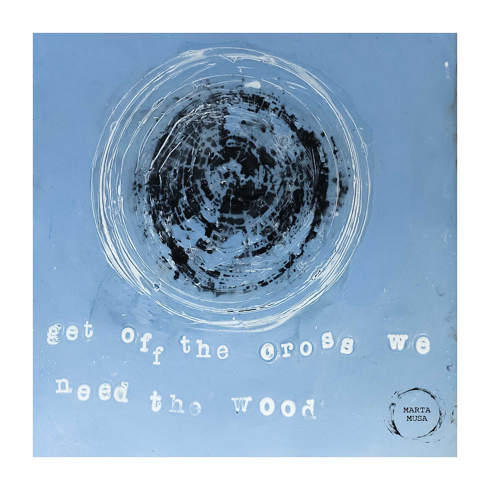 Get off the Cross we need the wood 5 x 5 - $30