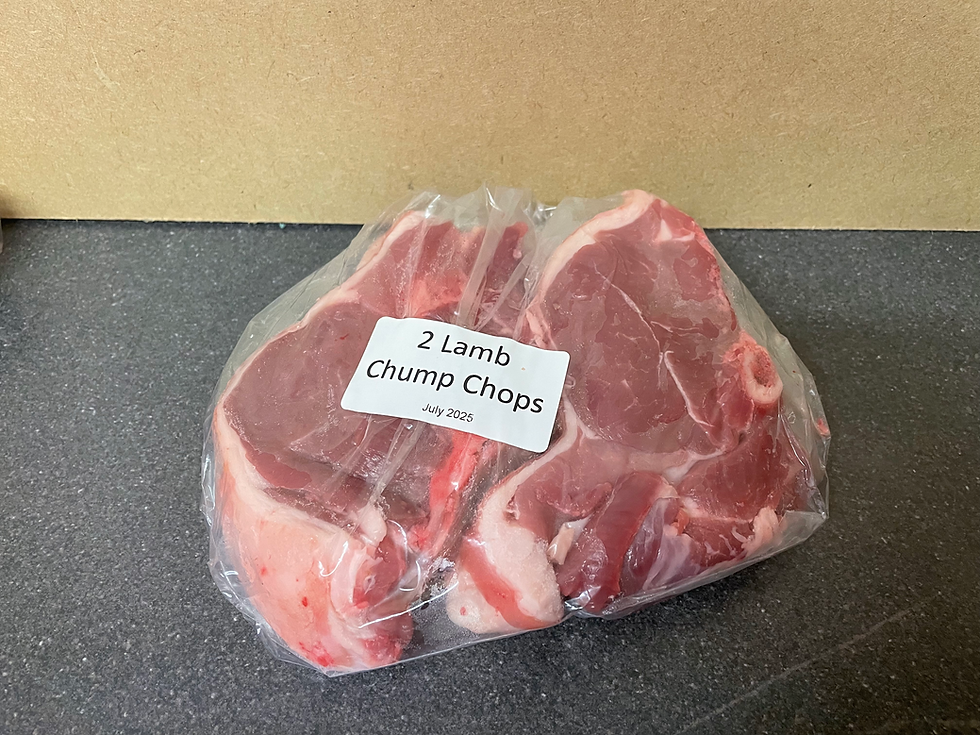 2 Lamb Chump chops