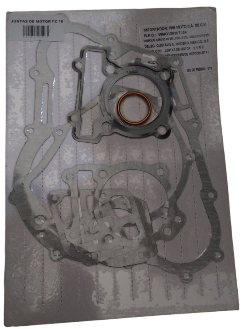 JUNTAS DE MOTOR FZ 16