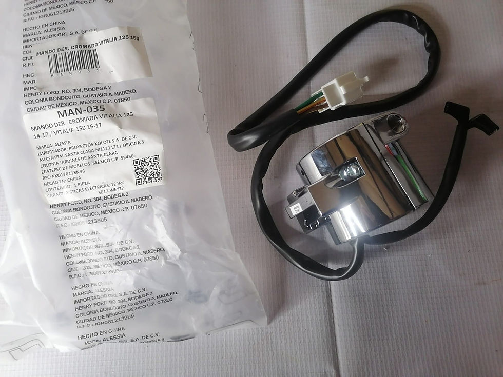 Miniatura: MANDO DER. CROMADO VITALIA 125 150
