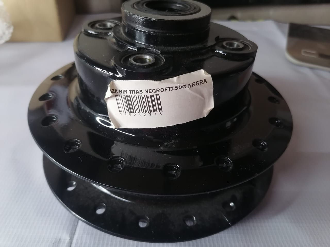 MAZA RIN TRAS NEGROFT150G NEGRA