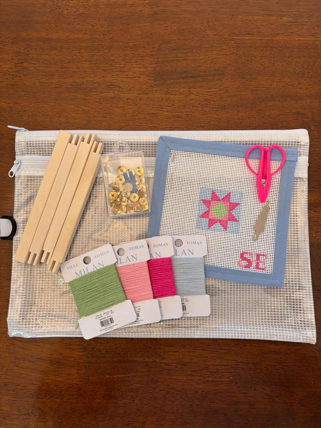 2/22 Beginning Needlepoint Class with Stacy