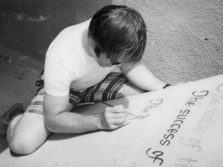 TV PROMOTION BY DAY.  MOONLIGHTING CALLIGRAPHY, BY NIGHT, MY PATH TO SUCCESS WITH PENS & BRUSHES