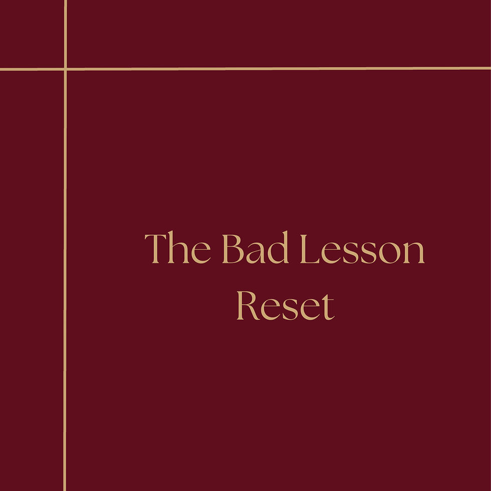 Thumbnail: The Bad Lesson Reset (PDF)
