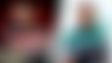 Man distressed by MCA factor rate at 147% APR on red background; same man smiles at 8fig's flat fee, predictable cost on light background.