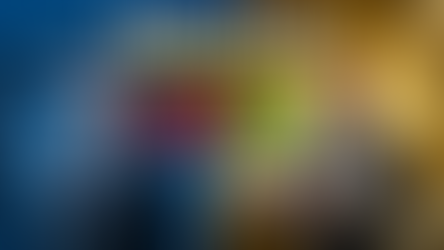 Split image of a man in a suit. Left: sad face, red "DENIED" stamp, dark bank background. Right: happy face, holding cash, phone shows "Funded" with green check.