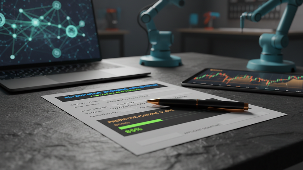 Close-up view of a business loan application form with a pen