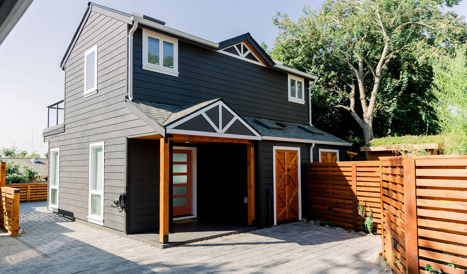 The exterior of an ADU in Portland