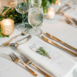 Wedding Table Set for reception at Ryland Inn New Jersey