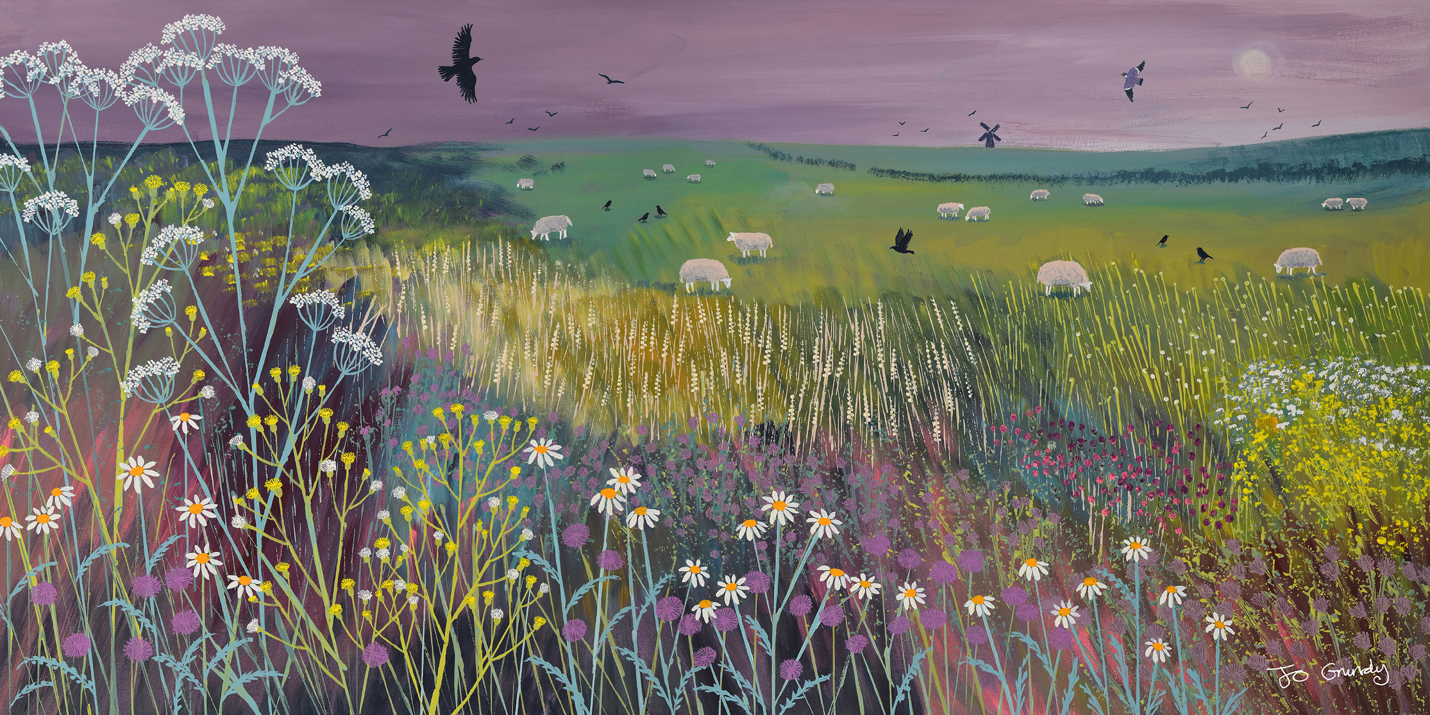 40 x 20 inch canvas print of Meadow Breeze