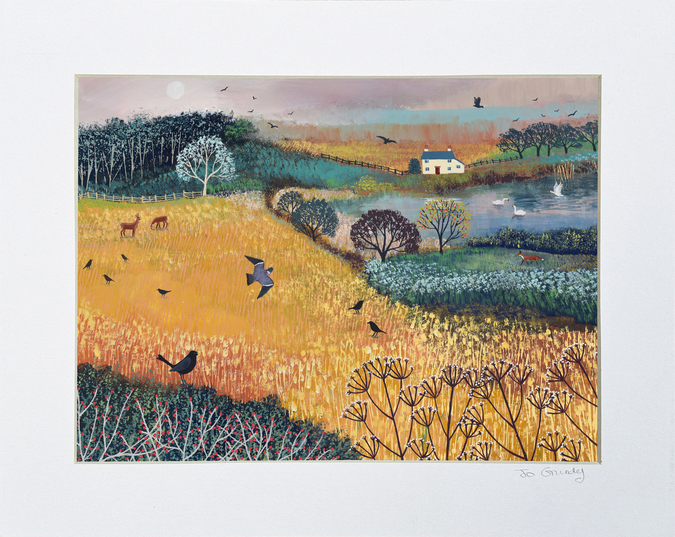 Harvest Home 10 x 8 inch mounted print